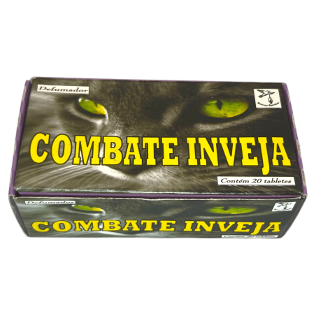 Defumador Espiritual Contra la envidia Naturaleza Espiritual Combate Inveja - Hecho en Brasil - 20 tabletas