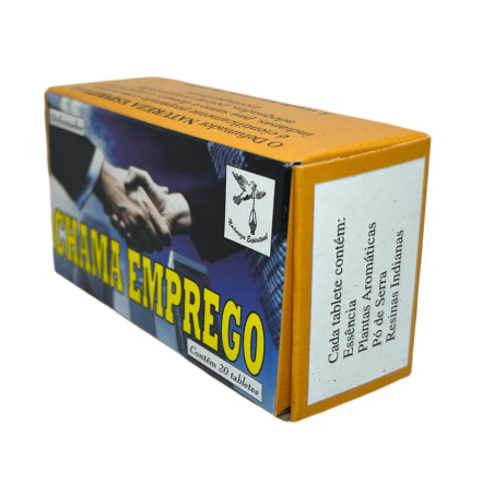Spiritual Smoker lockar till arbete Spiritual Nature Chama Emprego - Tillverkad i Brasilien - 20 tabletter