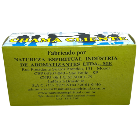 Defumador Espiritual Atrae Clientes Naturaleza Espiritual Chama Cliente - Hecho en Brasil - 20 tabletas