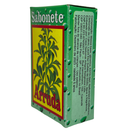 Savon Rue Ésotérique Casa Neilomar Fabriqué au Brésil - Sabonete Arruda Nettoyage Énergétique 70gr.