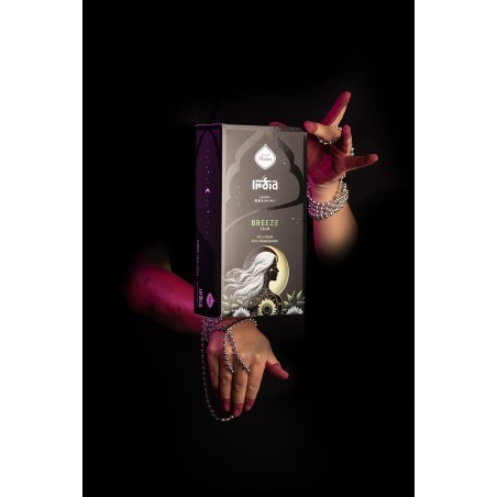 India Incense Black Breeze Holy Mother Breeze Calm - 8 thick sticks