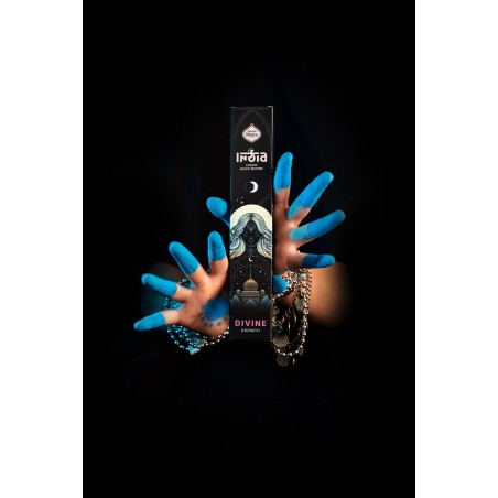 Incienso India Black Divina Sagrada Madre Crecer - 8 varetes gruixutes