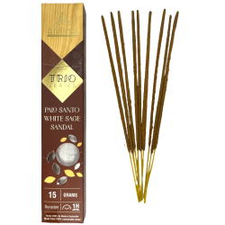Incenso AROMA Trio Palo Santo, Sálvia Branca e...