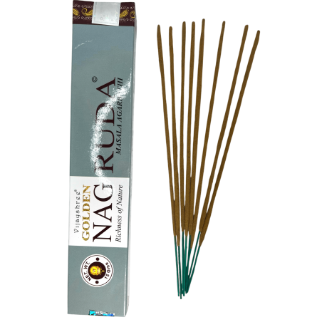 Incienso Ruda GOLDEN NAG Arruda Vijayshree Fragrance - 1 Cajetilla de 15gr.