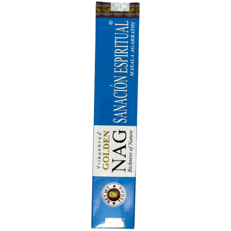 スピリチュアルヒーリングインセンス GOLDEN NAG スピリチュアルヒーリングビジェイシュリーフレグランス-15grの1パック。