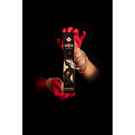 Weihrauch Indien Black Enigma Heilige Mutter Enigma Spiritueller Führer - 8 dicke Stäbchen