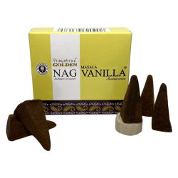 Vijayshree Golden Nag Vanilla Cones - Scatola...