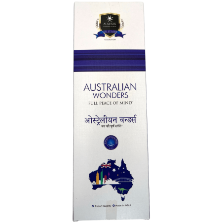 Alaukik Australian Wonders Incense - Large Pack 90gr - 55-65 sticks - Made in India
