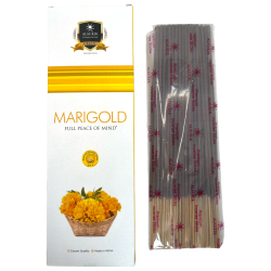 Alaukik Marigold Calendula Rökelse - Storpack 90gr - 55-65 pinnar - Tillverkad i Indien