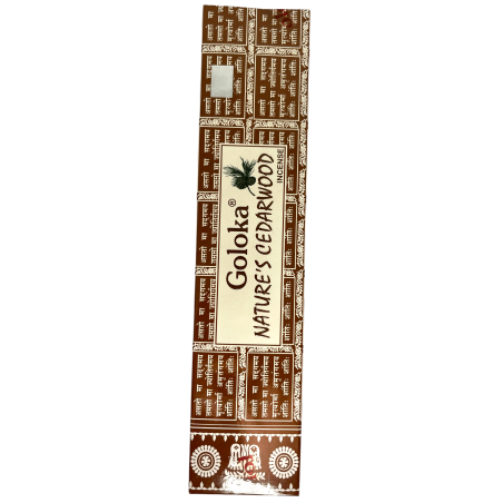 Natürlicher Zedernweihrauch GOLOKA Zedernholz der Natur - 1 Packung à 15gr.