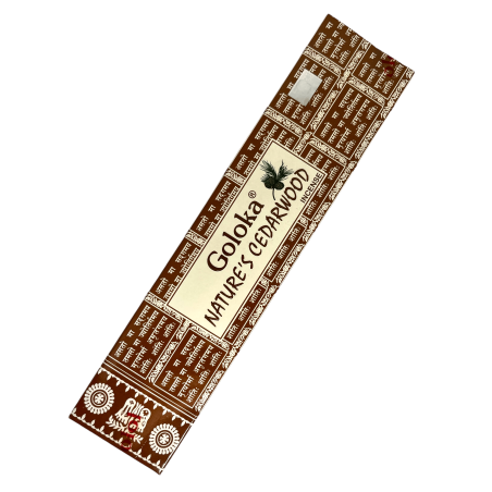 Natürlicher Zedernweihrauch GOLOKA Zedernholz der Natur - 1 Packung à 15gr.