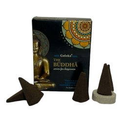 Conuri de Buddha GOLOKA Conurile de Buddha pentru fericire - Cutie cu 10 conuri de tămâie