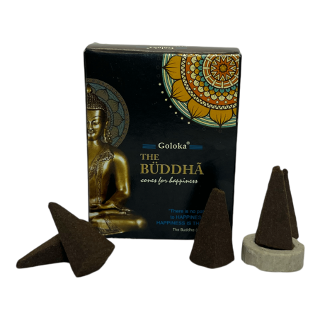 Cônes de Bouddha GOLOKA Les Cônes de Bouddha du Bonheur - Boîte de 10 cônes d’encens