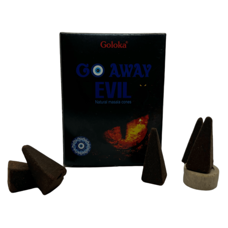Cons Espanta Diabo GOLOKA Go Away Evil Allunya el mal - Caixeta de 10 cons d'incís massala