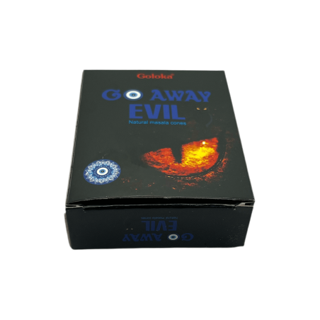 Conuri de sperietoare Diabo GOLOKA Go Away Evil Drive away evil - Cutie cu 10 conuri de tămâie masala