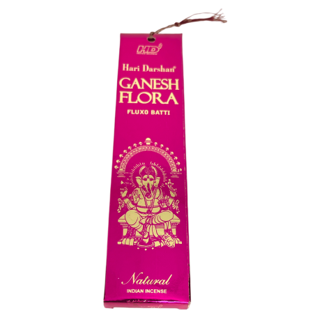 Ganesh Flora HARI DARSHAN Natural Fluxo Batti Wierook - 1 pakje. van 25gr.