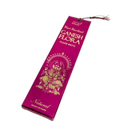 Ganesh Flora HARI DARSHAN Encens Fluxo Batti Naturel - 1 paquet. de 25gr.