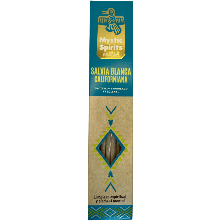 Kadzidło Sahumerio Califiana Biała Szałwia Mistyczne Duchy Duchowe Oczyszczanie i Jasność Umysłu - 8 patyczków rzemieślniczych