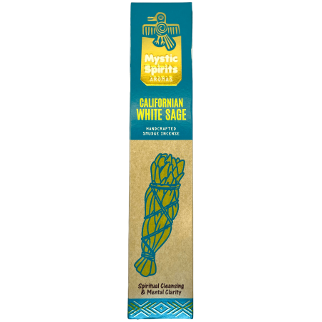Encens Sahumerio Califiana Sauge Blanche Esprits Mystiques Nettoyage Spirituel et Clarté Mentale - 8 bâtonnets d’artisanat