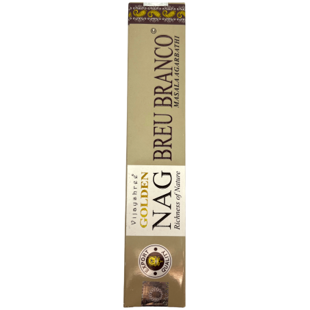Breu White Incense GOLDEN NAG Amazon Resin Vijayshree Fragrance - 1 opakowanie 15gr.