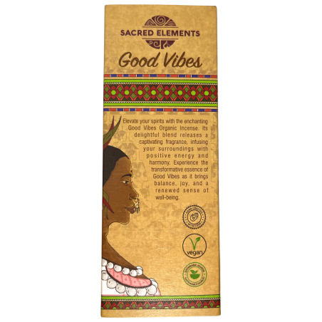 Good Vibes Sacred Elements Good Vibrations Coni di Incenso HEM - Scatola con 10 grandi coni di incenso artigianali