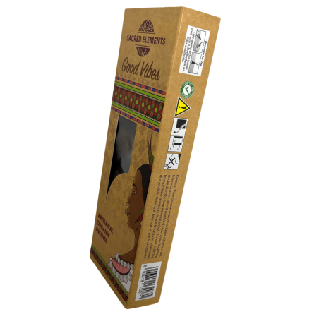 Good Vibes Sacred Elements Good Vibrations Incense Cones HEM - Box with 10 large artisan incense cones