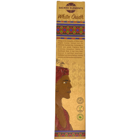 Encens Oudh Blanc ÉLÉMENTS SACRÉS Oudh Blanc HEM - 8 tablettes bio artisanales