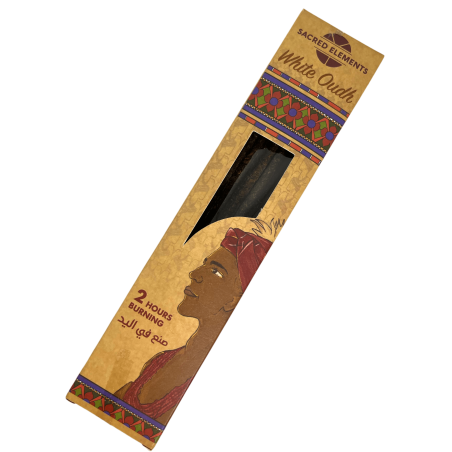 White Oudh Rökelse HELIGA ELEMENT White Oudh HEM - 8 hantverksmässiga ekologiska barer