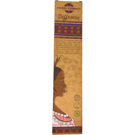 Encens au Safran ÉLÉMENTS SACRÉS Saffronia HEM - 8 tablettes bio artisanales
