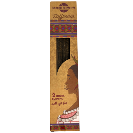 Encens au Safran ÉLÉMENTS SACRÉS Saffronia HEM - 8 tablettes bio artisanales
