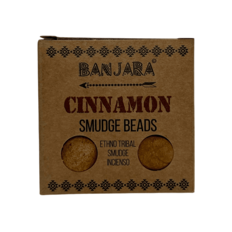 Cinnamon Incense Bombs BANJARA Activated Scenting Warmth, Energy and Prosperity - Box of 5 bombs with stand