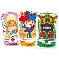 Kawaii Tarot Susaeta Ediciones - 80 بطاقة تارو سطح السفينة + كتاب التفسير