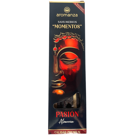 Sahumerio Moments Passion Attraction Encens Aromanza Argentina - 5 bâtonnets épais faits à la main