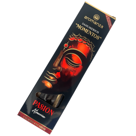 Sahumerio Moments Passion Attraction Encens Aromanza Argentina - 5 bâtonnets épais faits à la main