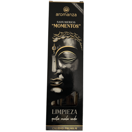 Sahumerio Moments Cleansing Rimuovi le cattive vibrazioni Incenso Aromanza Argentina - 5 bastoncini spessi fatti a mano
