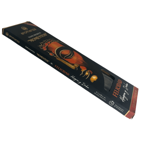 Sahumerio Moments Happiness Joy and Bliss Incense Aromanza Argentina - 5 thick handmade sticks