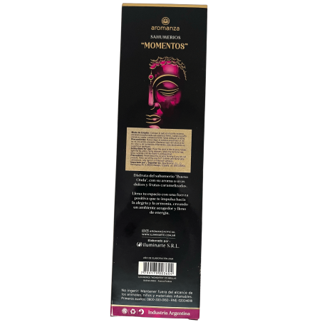 Sahumerio Moments Good Wave Positive Force Weihrauch Aromanza Argentina - 5 dicke handwerkliche Stäbchen
