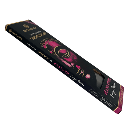 Sahumerio Moments Good Wave Positive Force Encens Aromanza Argentina - 5 bâtonnets artisanaux épais