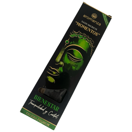 Sahumerio Momente des Wohlbefindens Ruhe und Komfort Räucherstäbchen Aromanza Argentinien - 5 dicke handgemachte Stäbchen