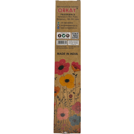 Incenso Natural Rue Namaste India Masala Natural - 1 pacote de 30gr.