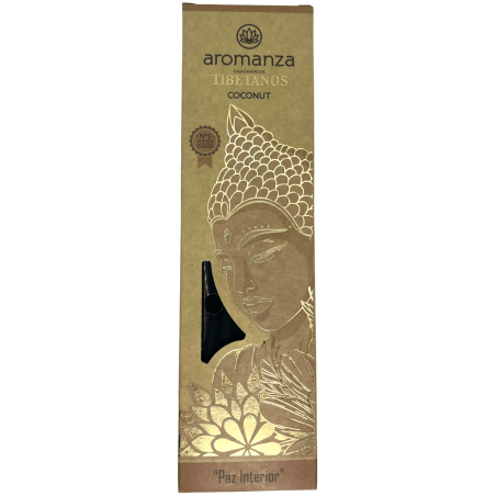 Inciens Tibetà Coco Paz Interior Inciensos Aromanza Argentina - Sahumerio artesanal 8 varillas extra gruesas