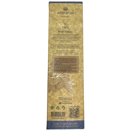 Incenso Tibetano Real Champa Espiritualidade Incenso Aromanza Argentina - Incenso Artesanal 8 varetas extra grossas