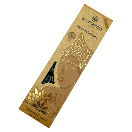 Incienso Tibetano Súper Palo Santo Buena Onda Inciensos Aromanza Argentina - Sahumerio artesanal 8 varillas extra gruesas