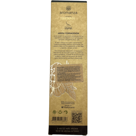 Tibetaanse Wierook Geconsacreerde Mirre Wierook Offer Aromanza Argentina - Handgemaakte wierook 8 extra dikke stokjes