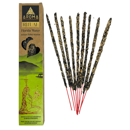 Encens Florida Water Ritual AROMA Florida Water Ritual - Boîte de 20 grammes avec message inspirant