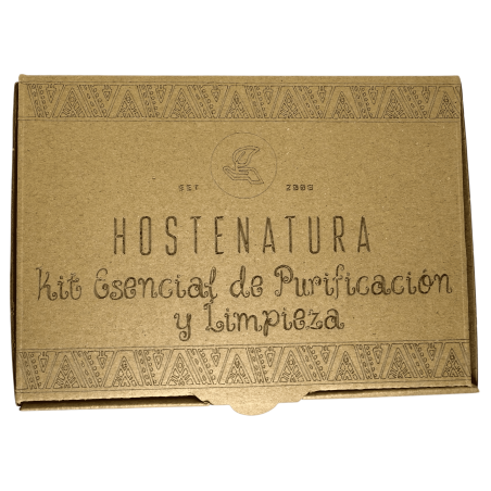 Kit de nettoyage et de purification essentiel HOSTENATURA - comprend de l’eau de Floride, des paquets de sauge blanche, du Palo