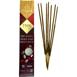 Tămâie AROMA Trio Palo Santo, Salvie Albă și...