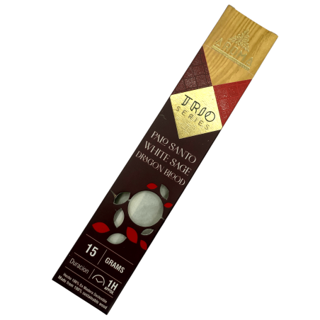 Incense AROMA Trio Palo Santo, White Sage and Dragon's Blood - Trio Series 1 pack 15gr.