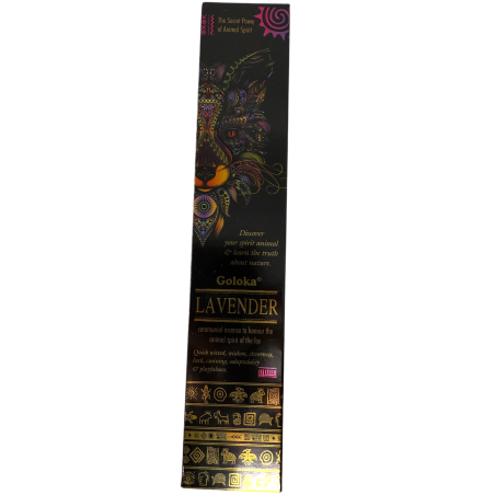 Animal Spirits Lavender Fox Wierook Goloka Wierook - Set van 8 biologische wierookstokjes