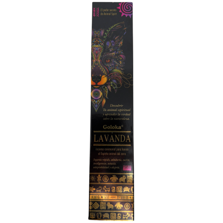 Animal Spirits Lavender Fox Incense Goloka Incense - Zestaw 8 organicznych kadzidełek